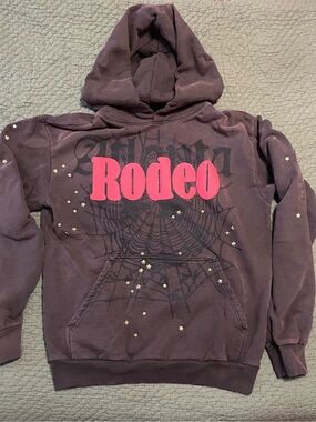 Travis Scott Men's Brown and Black Hoodie -Rodeo small